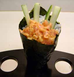 Spicy Yellowtail Hand Roll